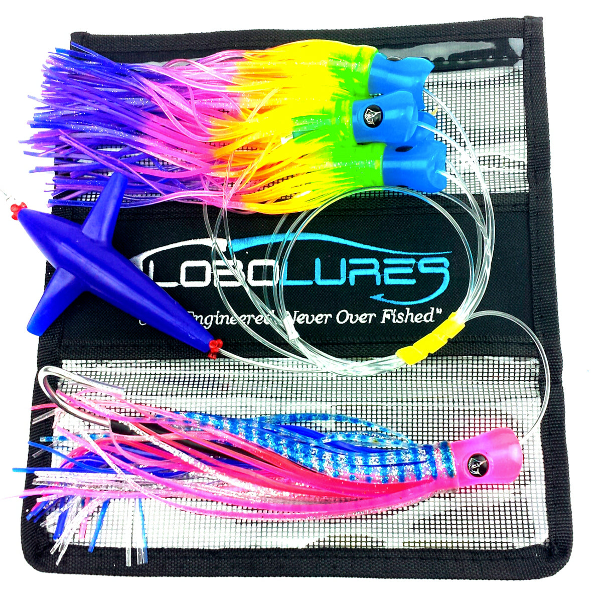 Lobo Lures #215 SkipJack Hybrid UV Splash Daisy Chain