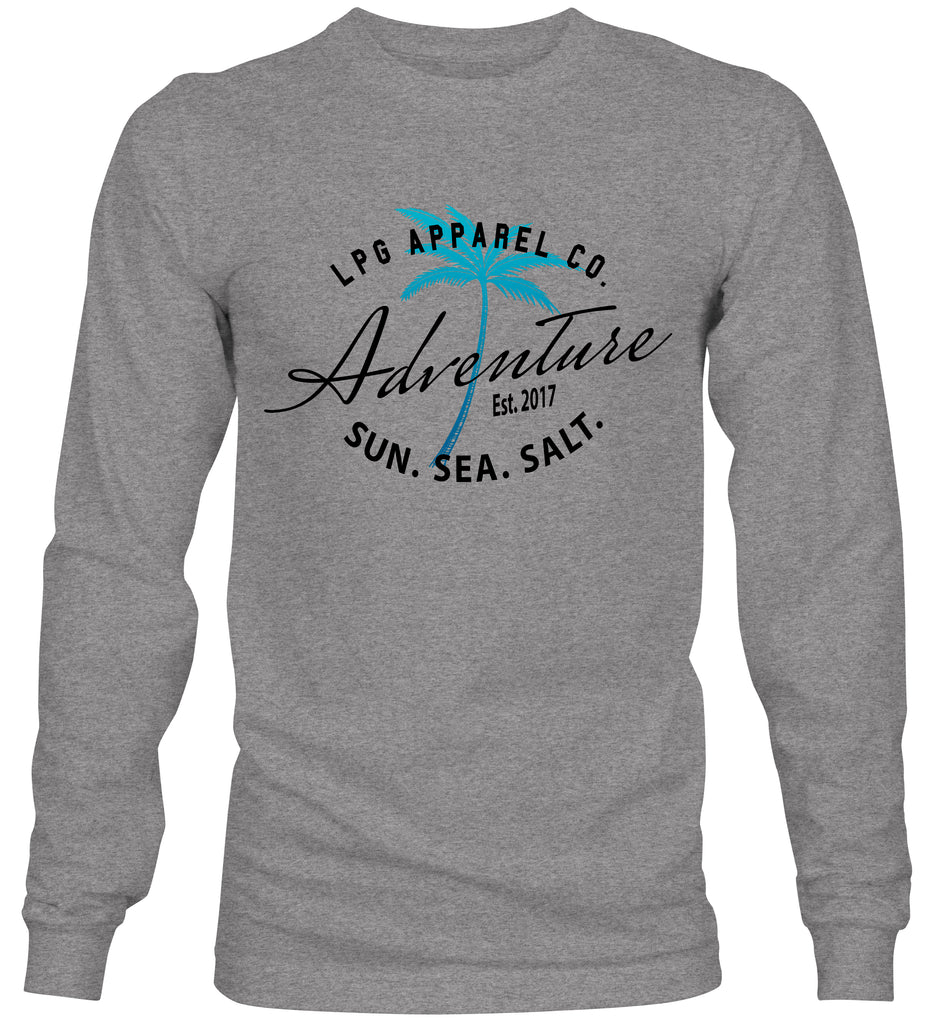 lobo-sportfishing - LPG Apparel Co. Adventure Palms Sun. Sea. Salt.  Crew Neck Sweater - LPG Apparel Co. - Sweater