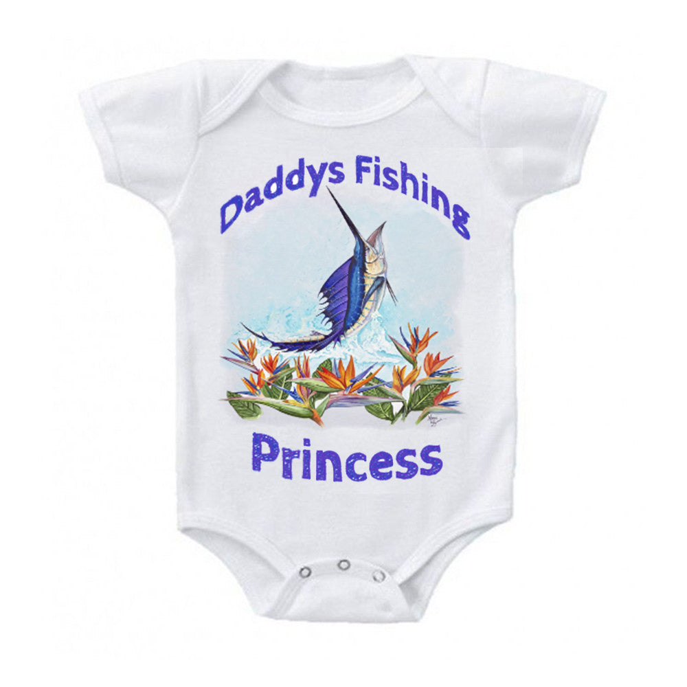 lobo-sportfishing - Baby Onesie Mark Ray Sailfish Paradise  0-18 months - Lobo Marine Products LLC. - Apparel