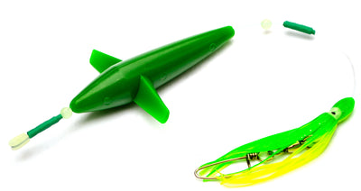 Bluewing Tuna Feather Daisy Chain Squid Chain Fishing Teaser Lure With 4in Feathered Trolling Squids And Stainless Steel Trolling Hook Big Game - View #8