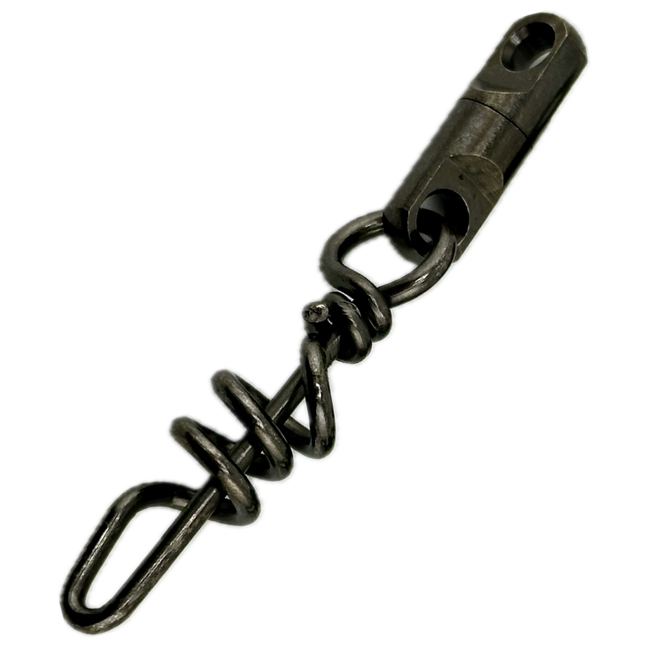 corkscrew fishing hooks Lobo Lures 450lb Quick Release Heavy Duty Ball Bearing Dredge Corkscrew Swivel Single I Lobo Lures
