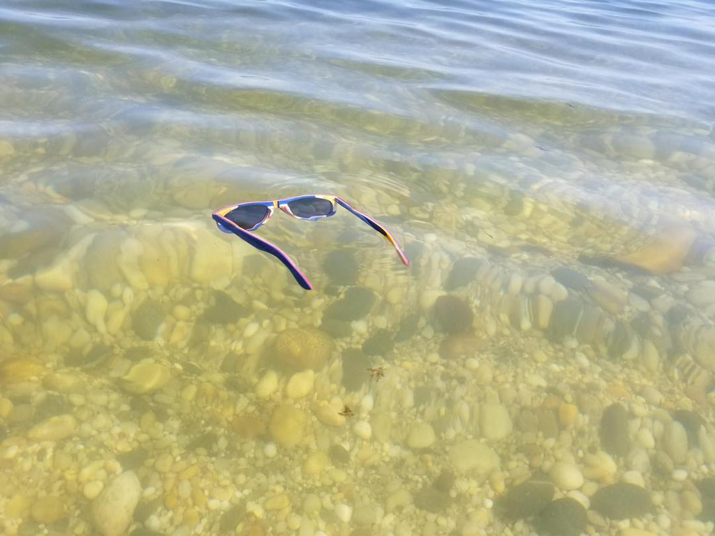 lobo-sportfishing - LPG Apparel Co. BLUE LAGOON Mirrored Polarized Wood Sunglasses - LPG Apparel Co. - Apparel