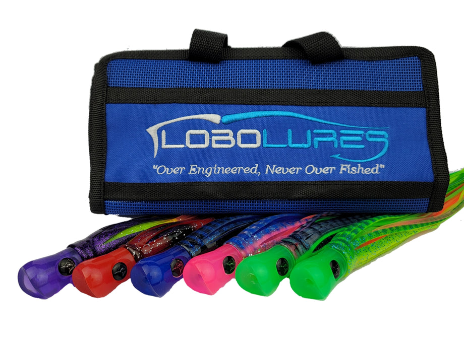  Lobo Lures Skipjack Hybrid UV Ahi Tuna Lure Pack 6