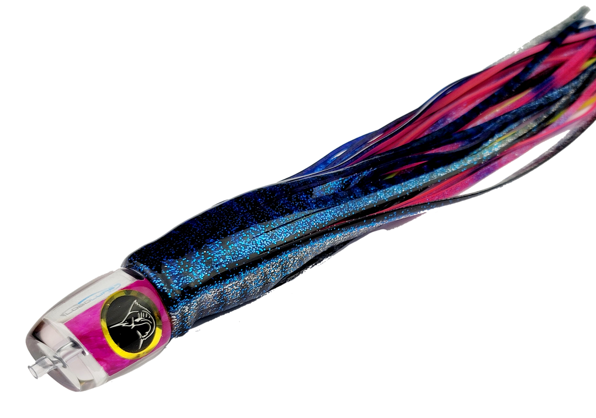 Lobo Lures #45 Pelagic Magic 13" Trolling Lure Green Shell / Bigeye Super Glow / No Rig I Lobo Lures Lobo Lures #45 Pelagic Magic 13" Trolling Lure Green Shell / Bigeye Super Glow / No Rig I Lobo Lures