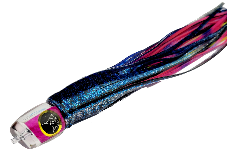 blue marlin lure fishing Lobo Lures #45 Pelagic Magic 13" Trolling Lure Green Shell / Bigeye Super Glow / No Rig I Lobo Lures