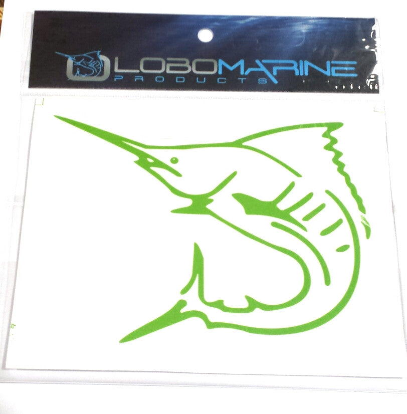 lobo-sportfishing - Signature Lobo "Marlin Skeleton" Decals in 5 Colors - Lobo Sportfishing - Decals
