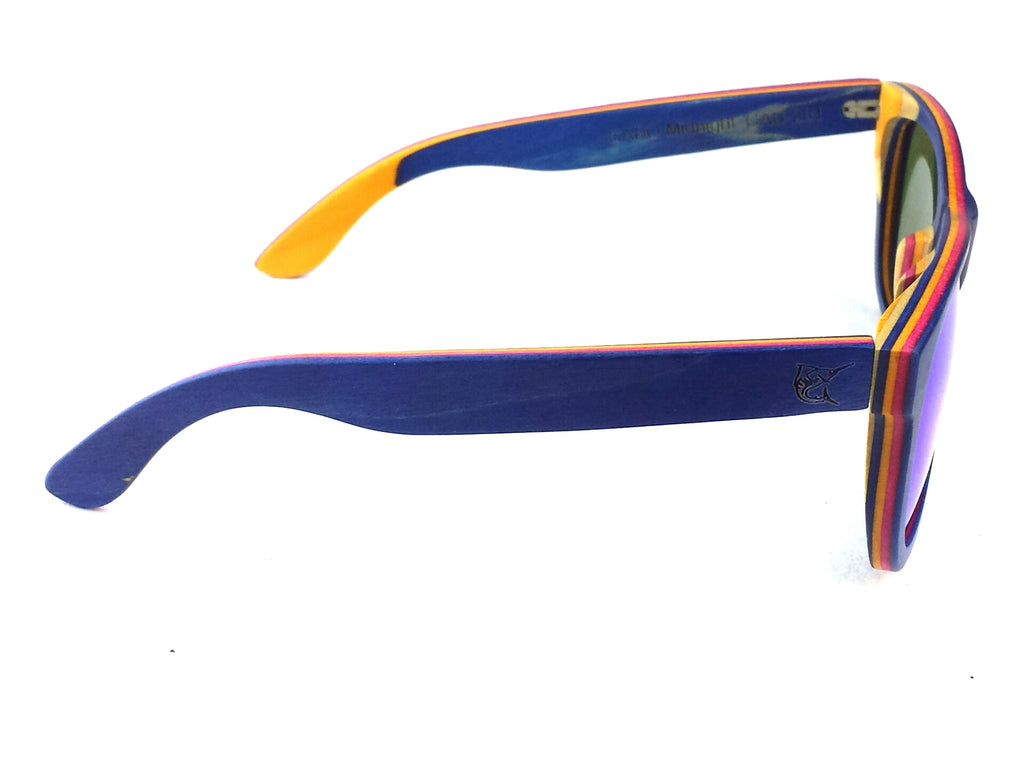 lobo-sportfishing - LPG Apparel Co. CABO Mirrored Polarized Wood Sunglasses - LPG APPAREL CO - 