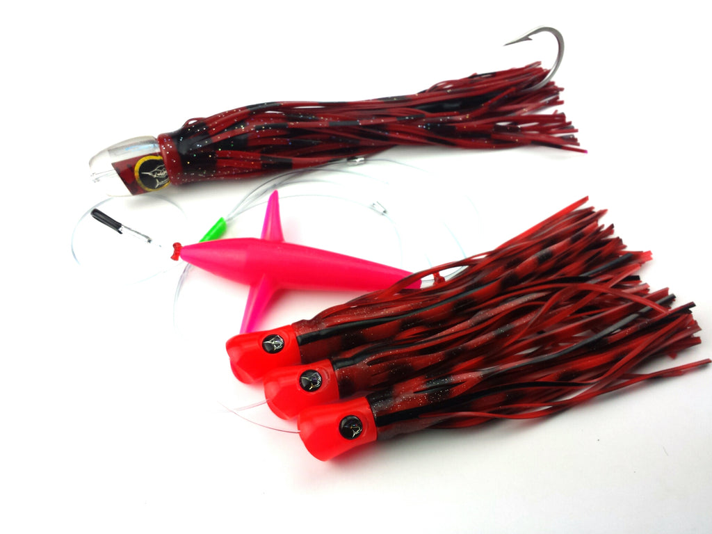 lobo-sportfishing - Lobo Lures #201 Red Devil Pelagic Magic Billfish Daisy Chain - Lobo Lures - Daisy Chains