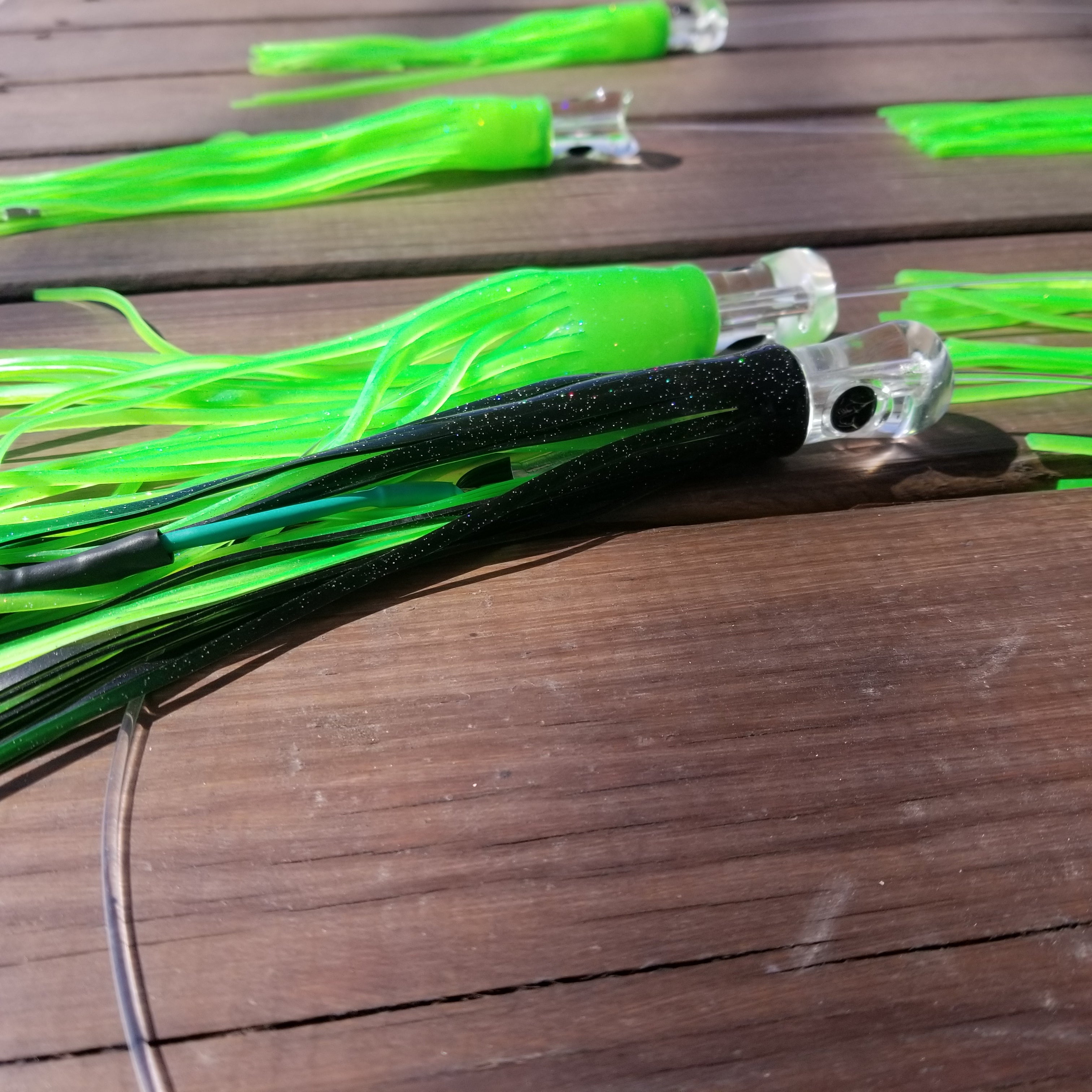 Lobo Lures 36" Skipjack Hybrid UV Tuna Spreader Bar - Premium Trolling Lure With Storage Bag, Made USA