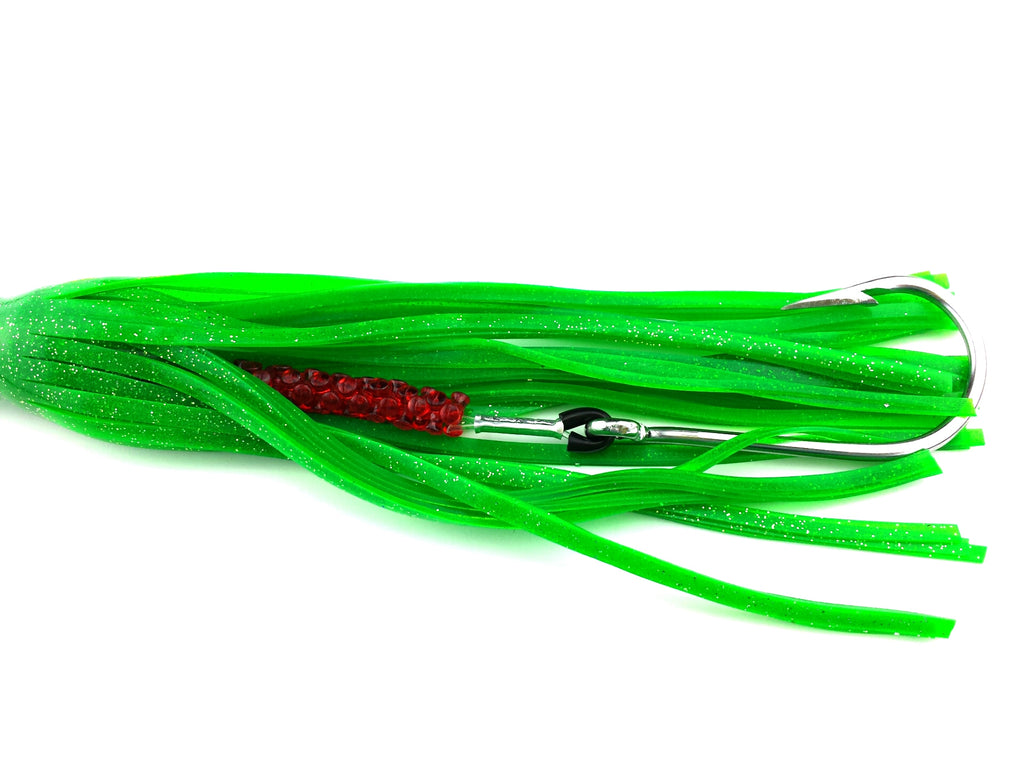 lobo-sportfishing - Lobo Lures Green Machine Style Tuna Slammer Medium 9" Rigged Trolling Lure - Lobo Lures - 
