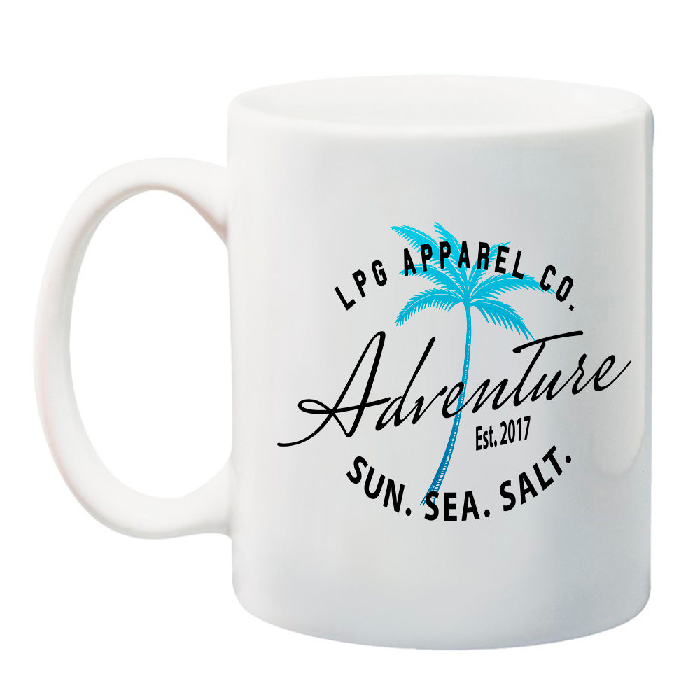 lobo-sportfishing - LPG Apparel Co. Adventure Palms 11 oz. Ceramic Coffee Mug - LPG Apparel Co. - Drinkwear