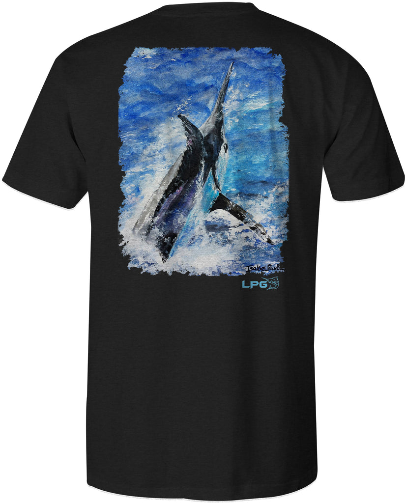 Lobo Lures | LPG Apparel Co.® Grander Marlin T-shirt, Marlin fishing tee, marlin fishing T-Shirt, Marlin Tee, Fishing Tee, Fishing T-Shirt, Offshore Fishing Tee, Offshore Fishing T-Shirt