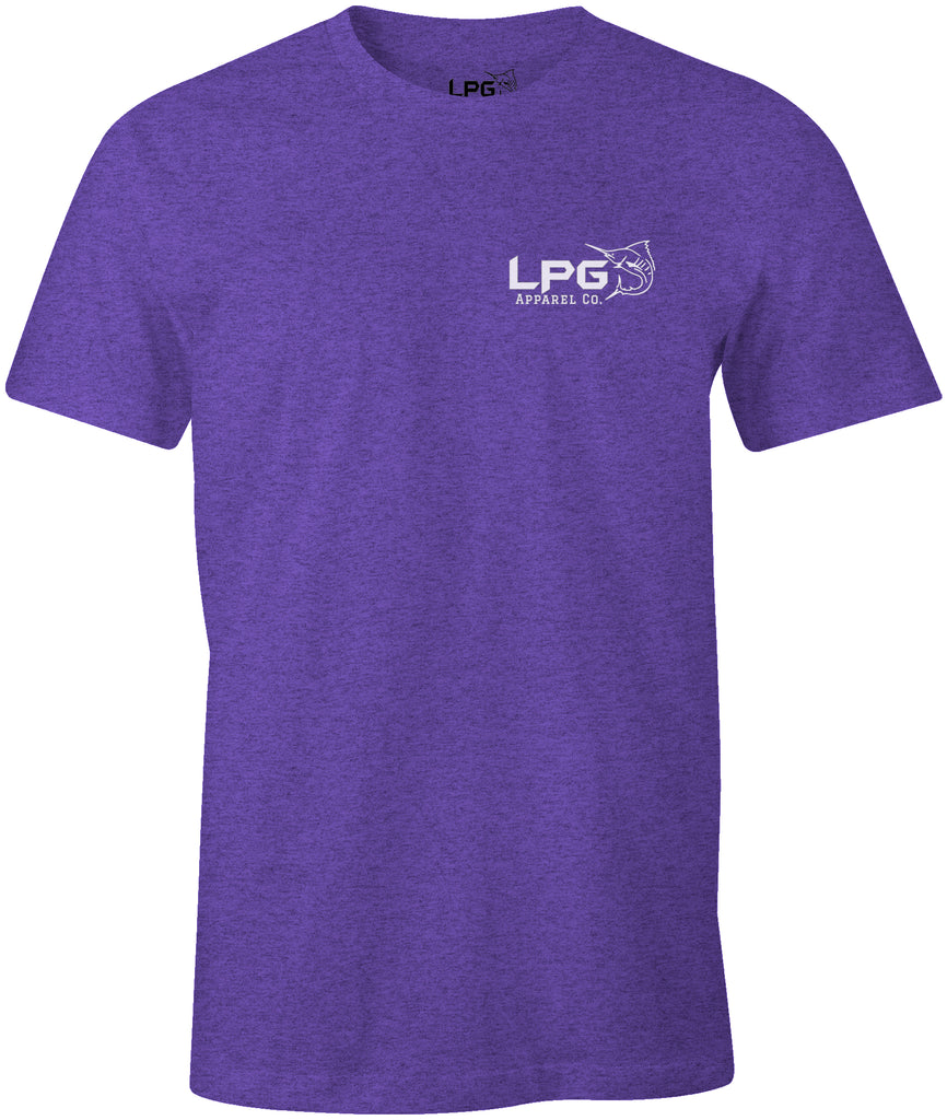 lobo-sportfishing - LPG Apparel Co. Sailfish  Mahi Combo Big Game Fishing Cotton T-shirt - Lobo Lures - 
