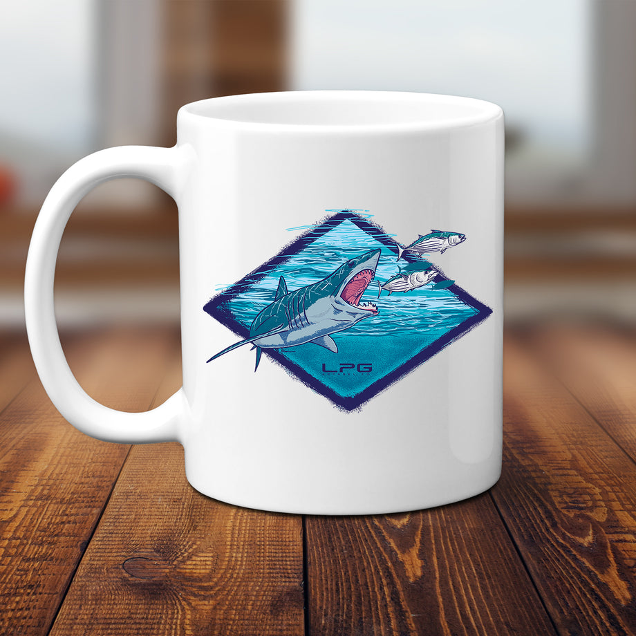 LPG Apparel Co. Northeast Mako Shark Sportfishing Mug Coffee Mug
