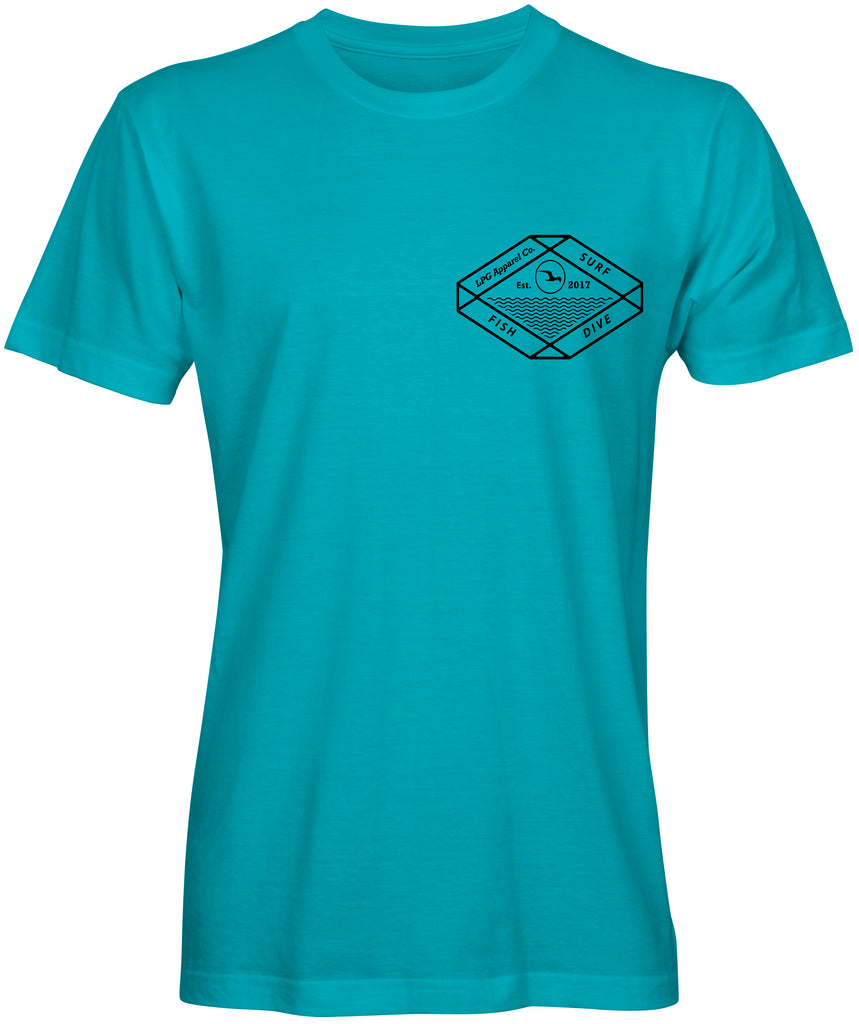 lobo-sportfishing - LPG Apparel Co. Surf Fish Dive T-Shirt - LPG Apparel Co. - 