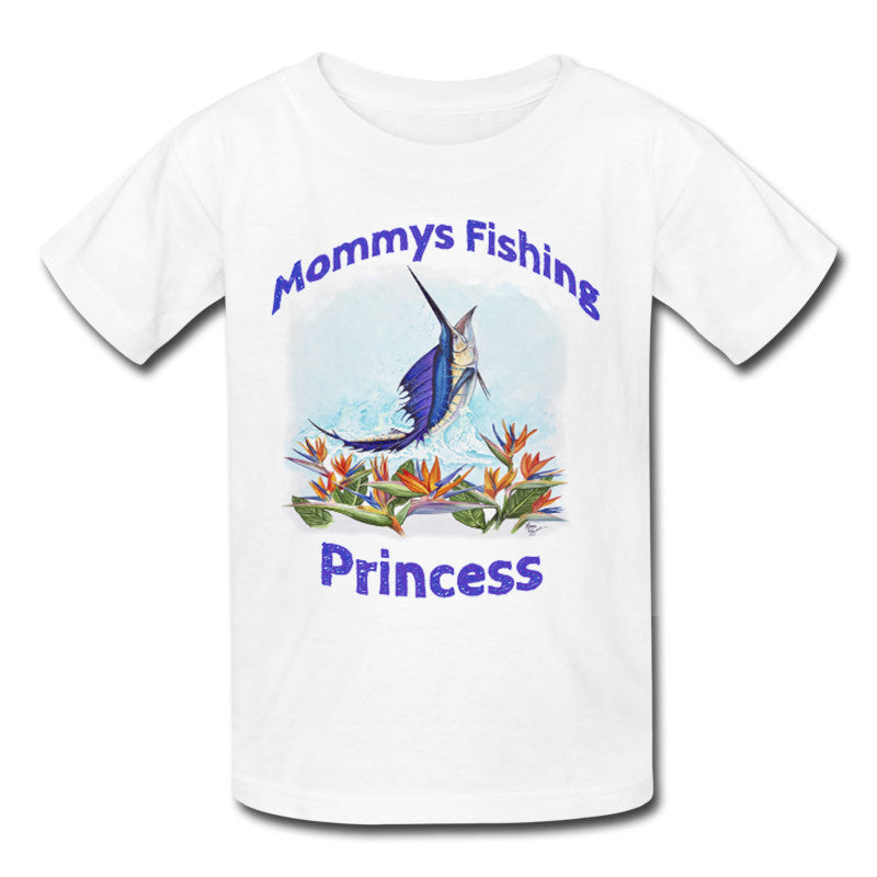 lobo-sportfishing - Toddlers Sailfish Fishing Princess T-Shirt 2T-5T - Lobo Marine Products LLC. - Apparel