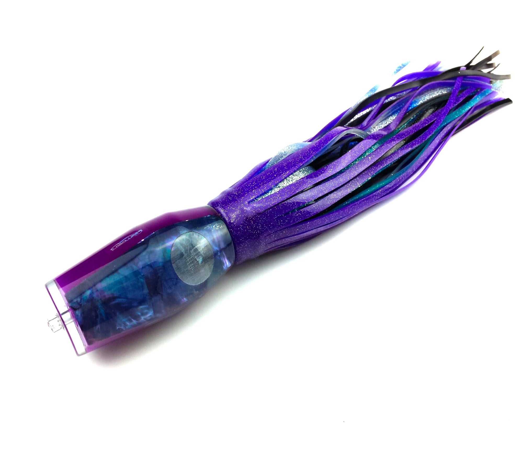 blue marlin fishing lure Lobo Lures #80 18" Monsoon XXL Blue Marlin Teaser Trolling Lure Pink Shell / Unrigged I Lobo Lures