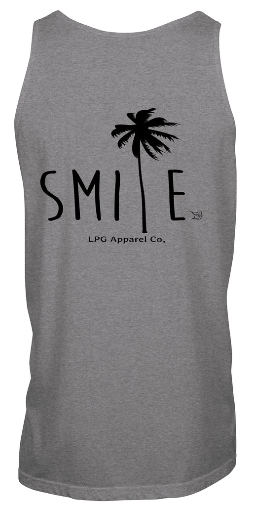lobo-sportfishing - LPG Apparel Co. Smile Palm Tree Surf Unisex Tank Top - LPG Apparel Co. - Tank