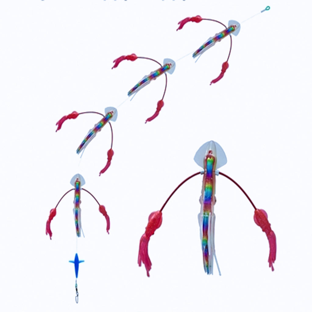 lobo-sportfishing - SquidNation Long Tail Flippy Floppy Thing Tuna Marlin Magnet - SquidNation - 