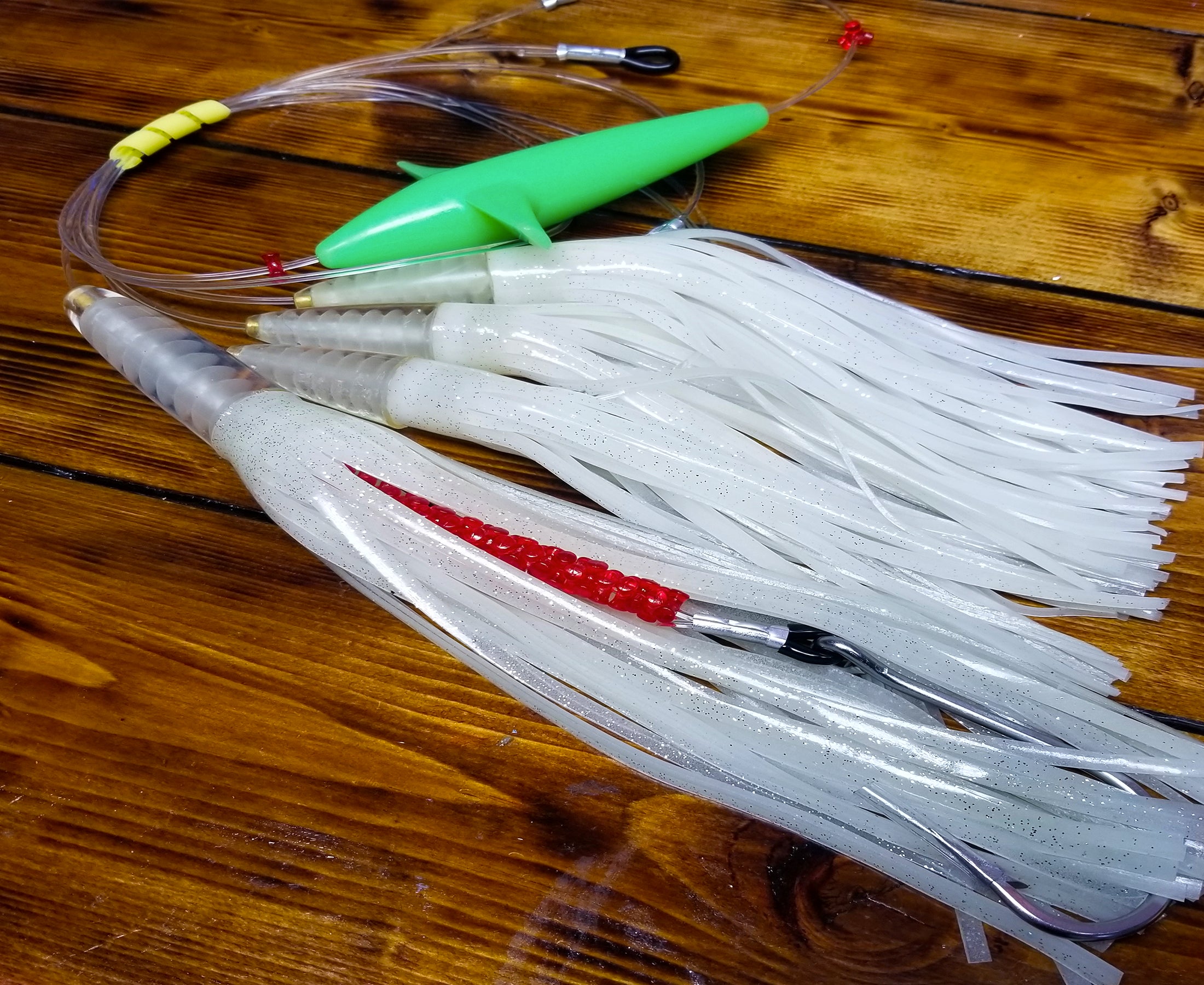 daisy chain fishing lures Lobo Lures #212 Super Glow Tuna Smacker Bullet Lure Splash Daisy Chain I Lobo Lures