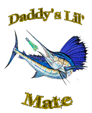 lobo-sportfishing - Baby Onesie Mark Ray Daddy's Little Mate 0-18 months - Lobo Marine Products LLC. - Apparel