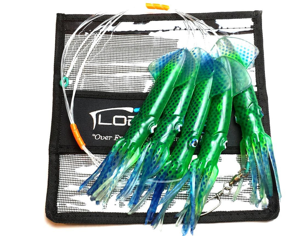 lobo-sportfishing - Lobo Lures Moldcraft Squid Daisy Chain 9 Inch - Lobo Lures - 